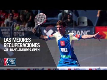 Top 3 best recoveries. Vallbanc Andorra Open